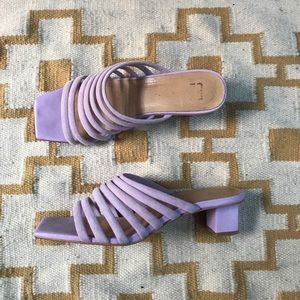 Miista suede lilac sandals